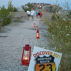 Rockport State Recreation Area evening walk with lanterns