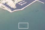 Aerial photo showing location of wreck near City of Alpena Marina. Aerial photo showing location of wreck near City of Alpena Marina.